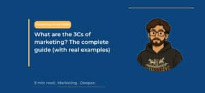 what are the 3Cs of marketing